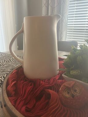 Hearth & Hand Cream Stoneware Pitcher